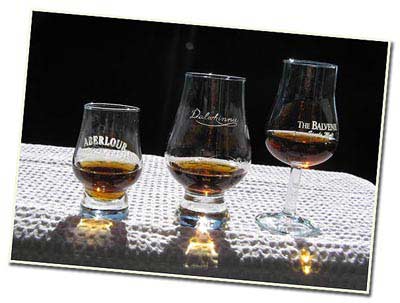 Scotch Whiskey Rum Brandy Nosing Glass Stock Illustration